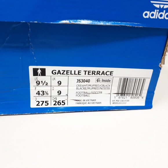 Adidas Gazelle Terrace Manchester United Mens Size 9.5 US Shoe Sneaker JS3040 - Picture 10 of 12